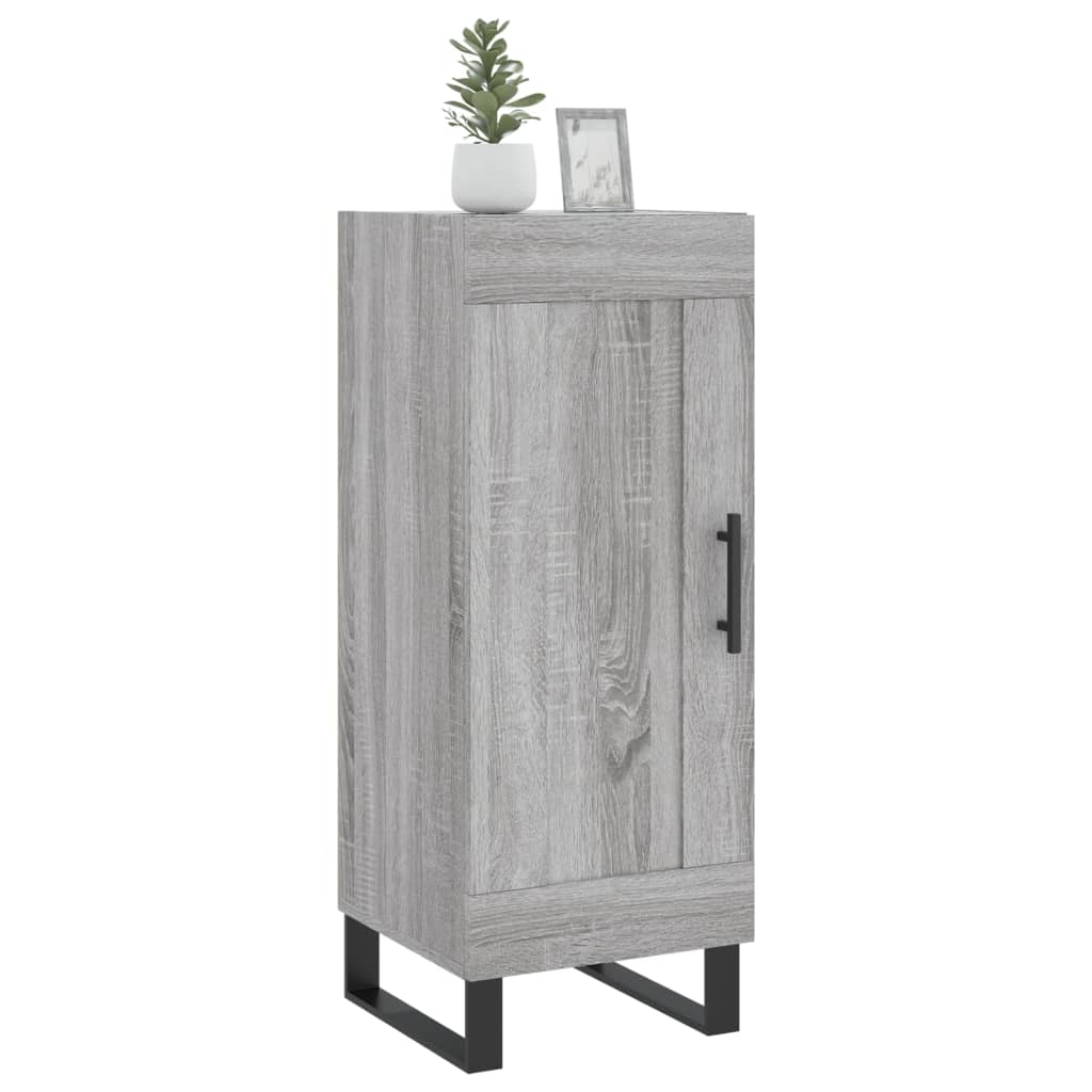 vidaXL Sideboard Grey Sonoma 34.5x34x90 cm Engineered Wood
