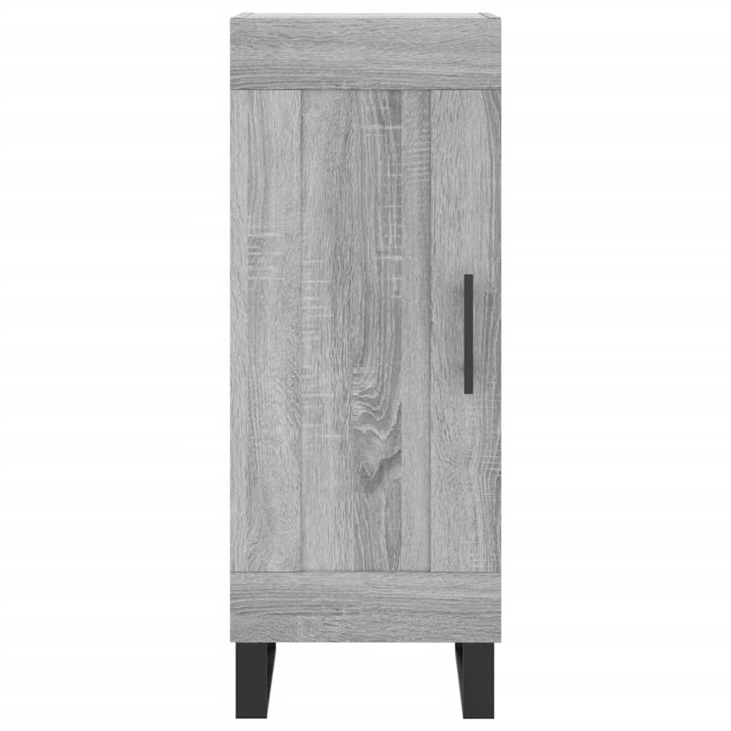vidaXL Sideboard Grey Sonoma 34.5x34x90 cm Engineered Wood