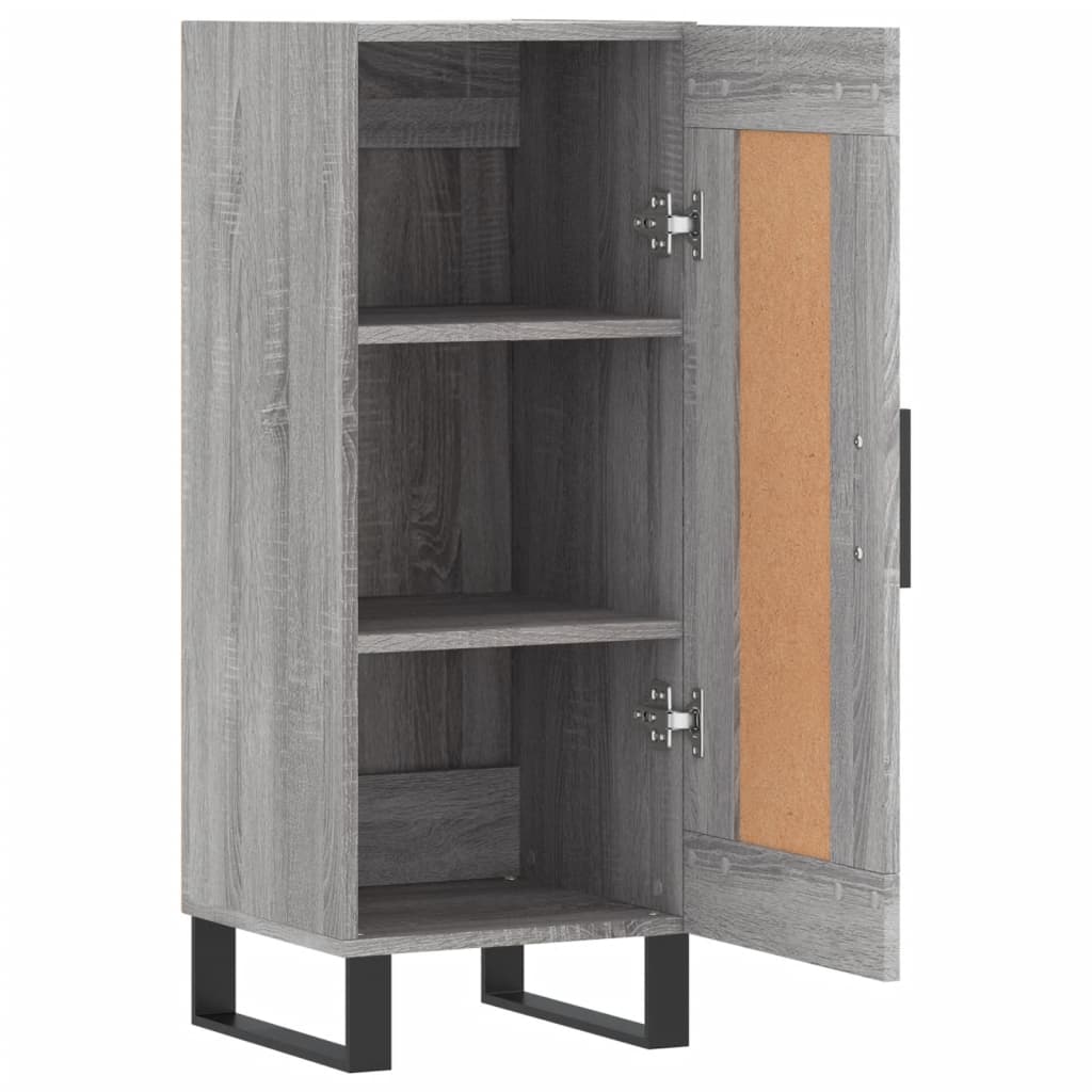 vidaXL Sideboard Grey Sonoma 34.5x34x90 cm Engineered Wood
