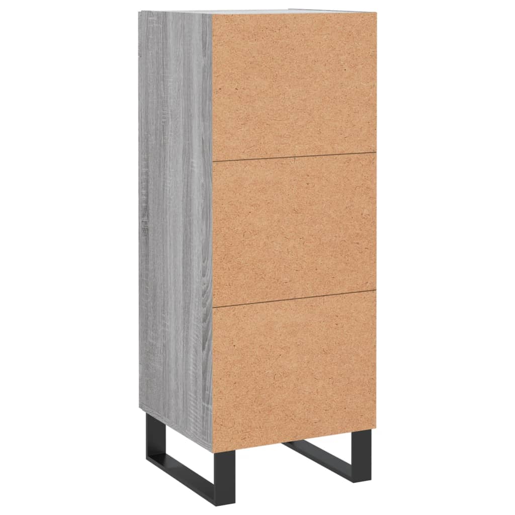vidaXL Sideboard Grey Sonoma 34.5x34x90 cm Engineered Wood