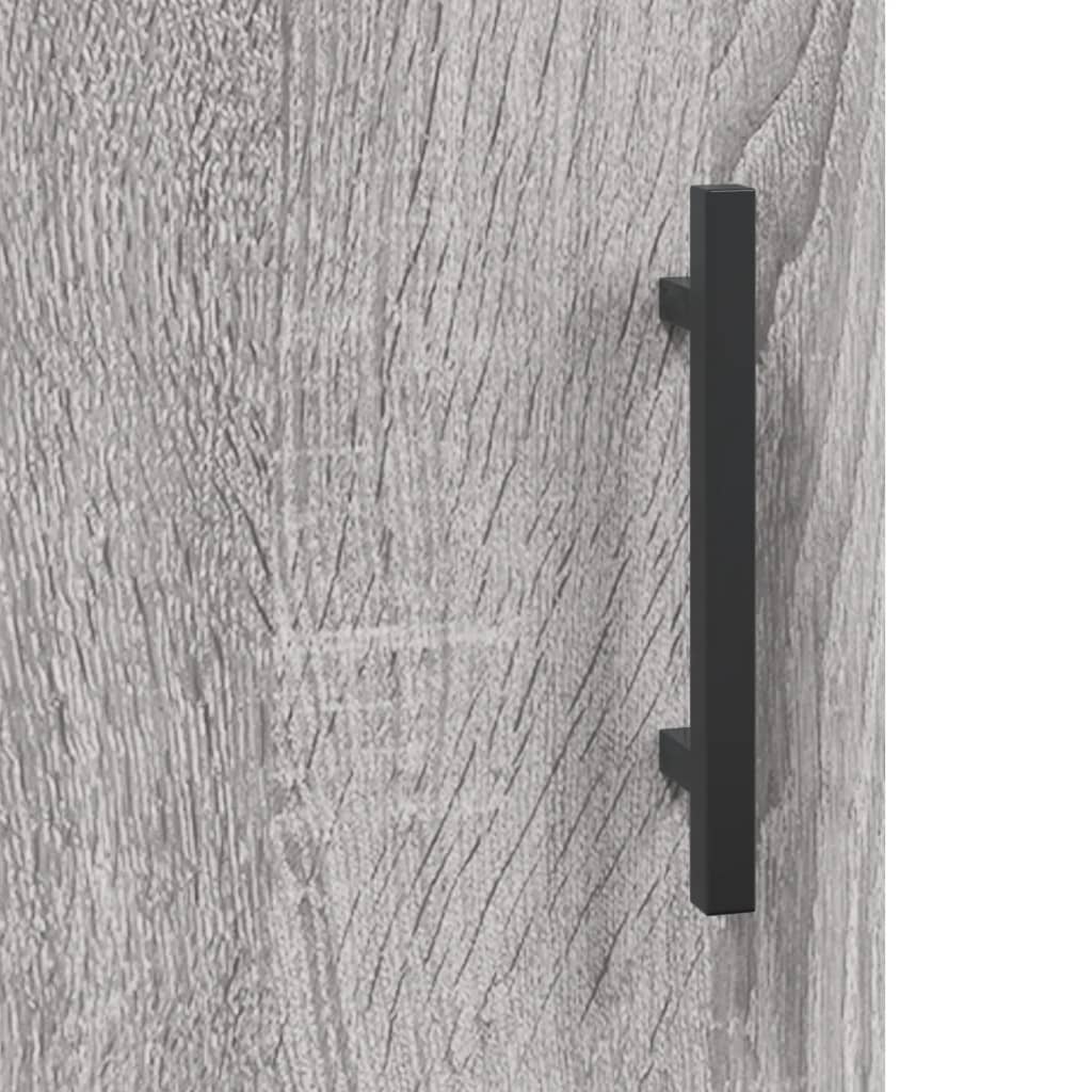 vidaXL Sideboard Grey Sonoma 34.5x34x90 cm Engineered Wood