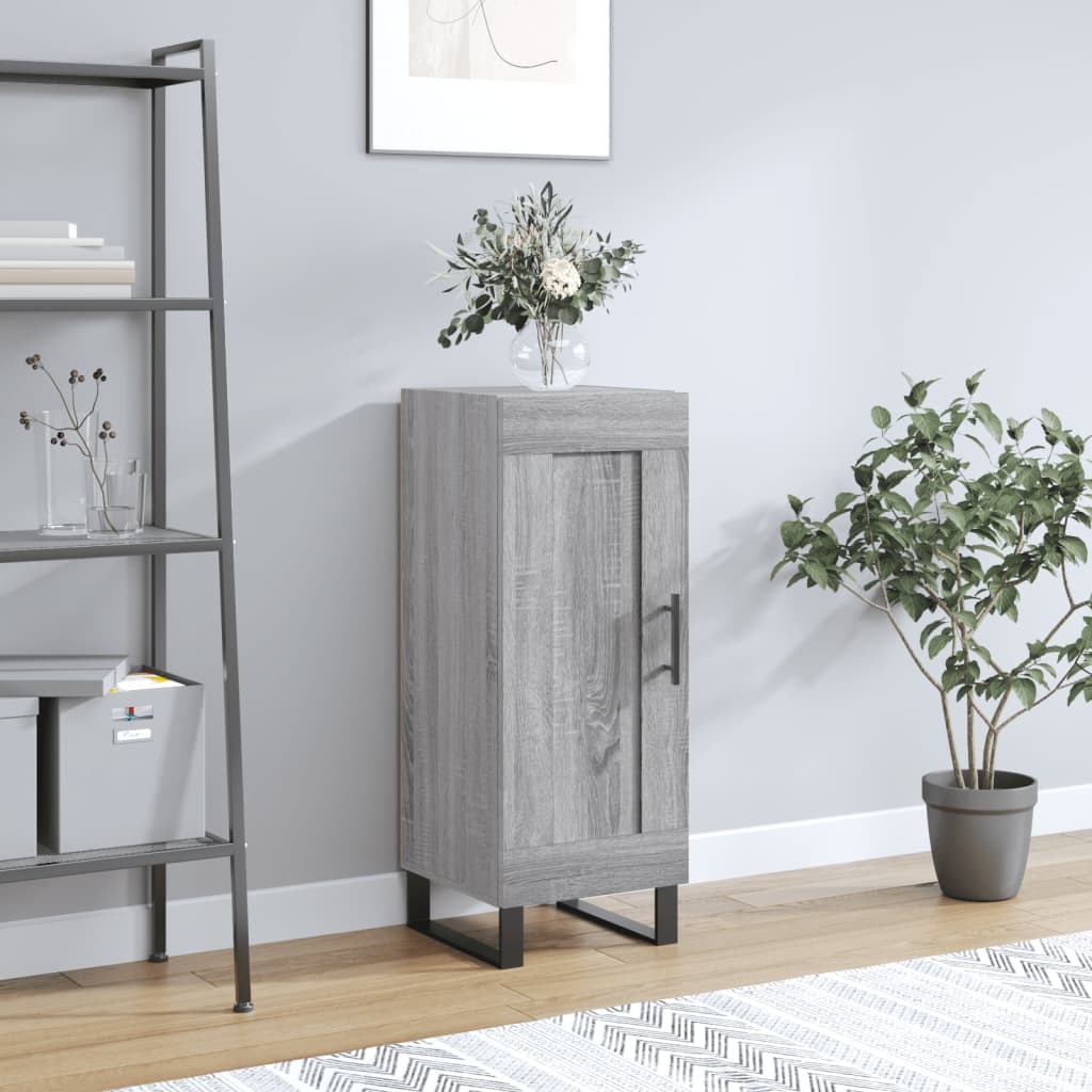 vidaXL Sideboard Grey Sonoma 34.5x34x90 cm Engineered Wood
