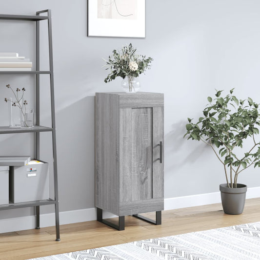 vidaXL Sideboard Grey Sonoma 34.5x34x90 cm Engineered Wood