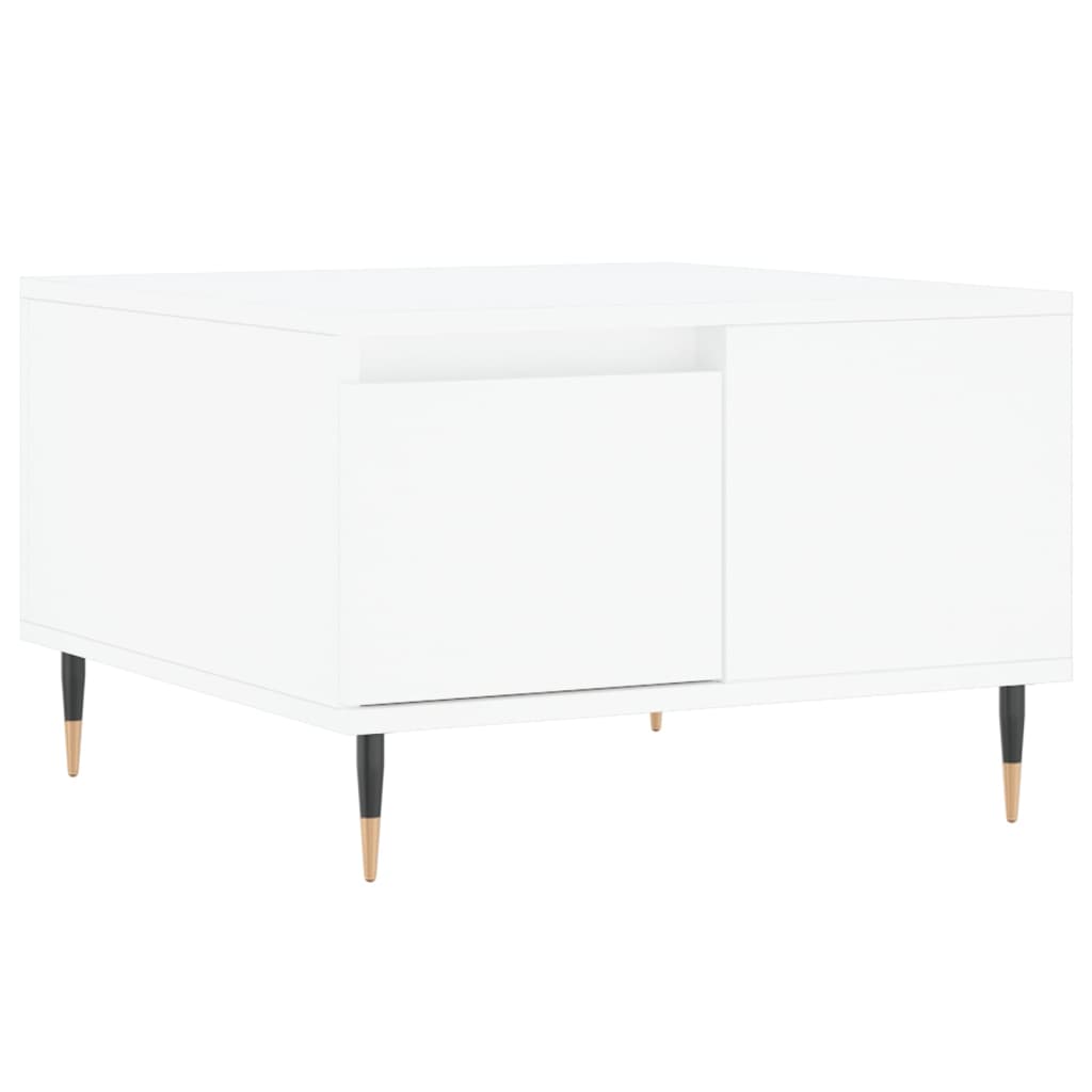 vidaXL Coffee Table White 55x55x36,5 cm Engineered Wood