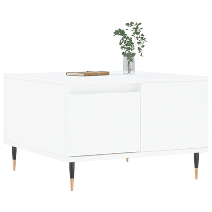 vidaXL Coffee Table White 55x55x36,5 cm Engineered Wood