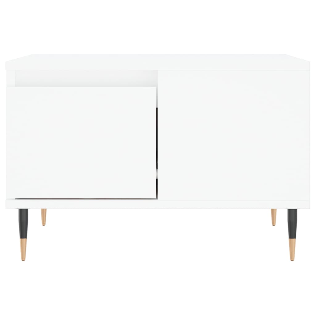 vidaXL Coffee Table White 55x55x36,5 cm Engineered Wood