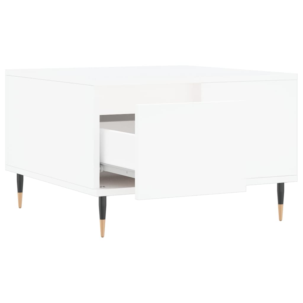 vidaXL Coffee Table White 55x55x36,5 cm Engineered Wood