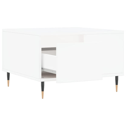vidaXL Coffee Table White 55x55x36,5 cm Engineered Wood