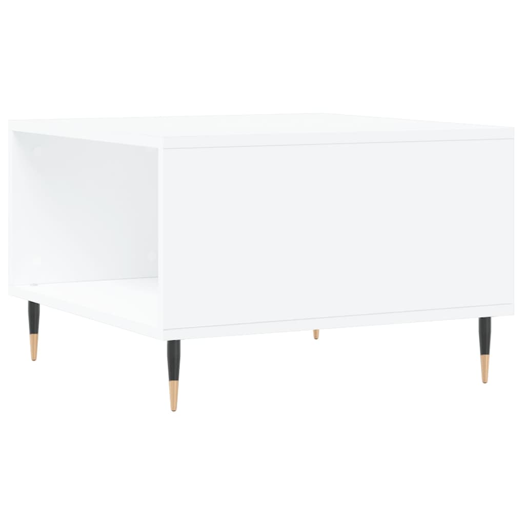vidaXL Coffee Table White 55x55x36,5 cm Engineered Wood