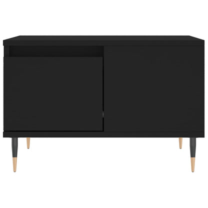 vidaXL Coffee Table Black 55x55x36.5 cm Engineered Wood
