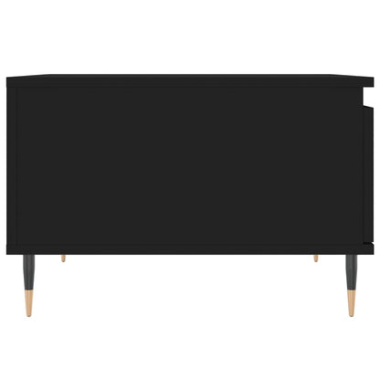 vidaXL Coffee Table Black 55x55x36,5 cm Engineered Wood