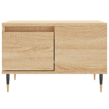 vidaXL Coffee Table Sonoma Oak 55x55x36.5 cm Engineered Wood