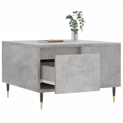 vidaXL Coffee Table Concrete Grey 55x55x36,5 cm Engineered Wood