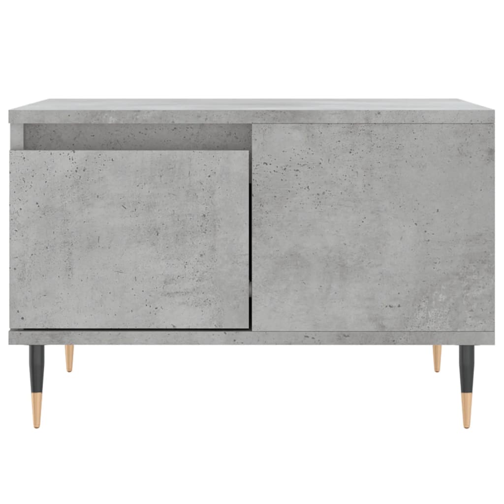 vidaXL Coffee Table Concrete Grey 55x55x36,5 cm Engineered Wood