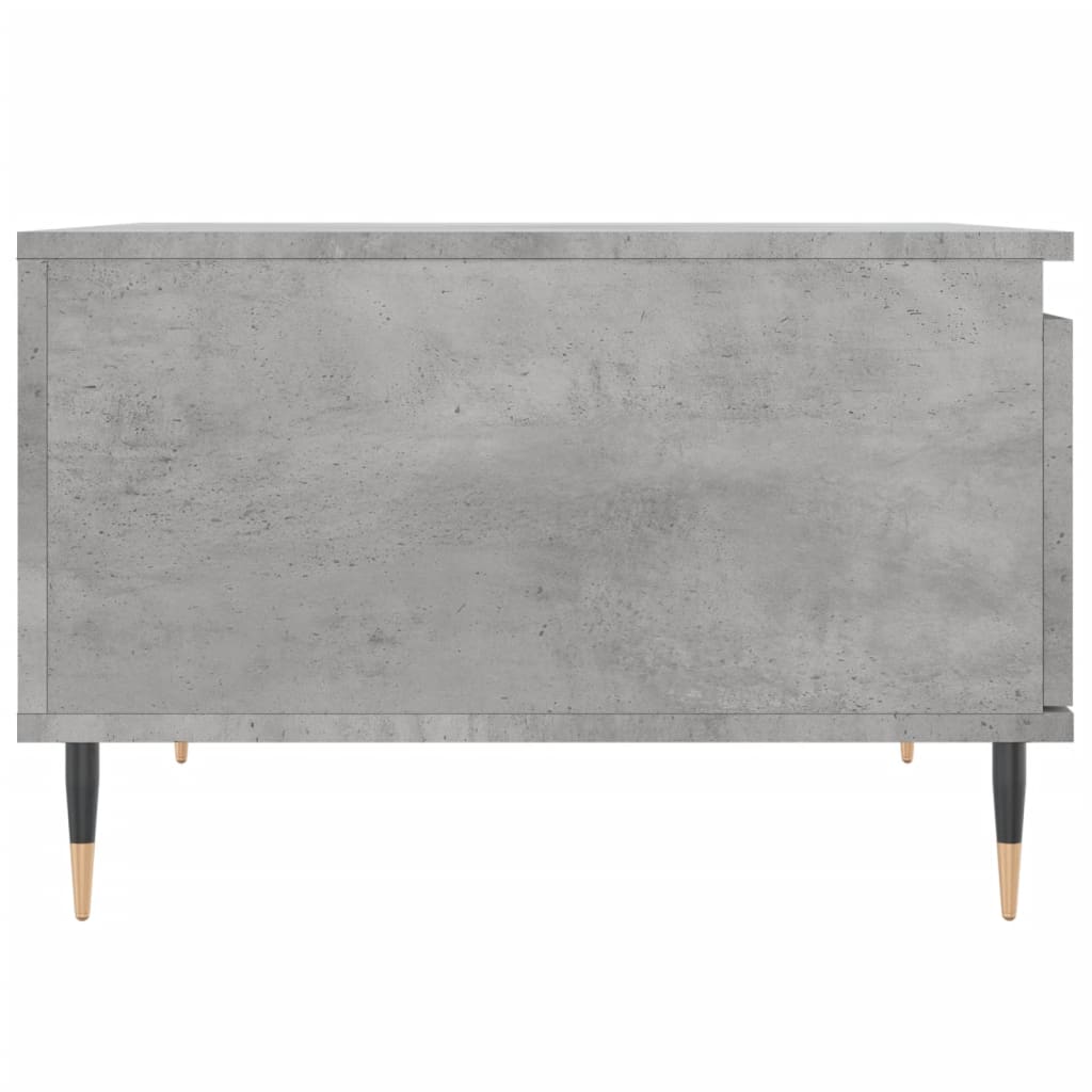 vidaXL Coffee Table Concrete Grey 55x55x36,5 cm Engineered Wood