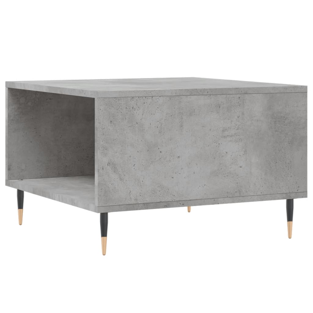 vidaXL Coffee Table Concrete Grey 55x55x36,5 cm Engineered Wood