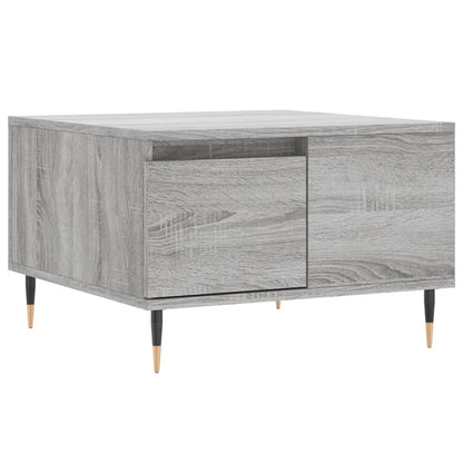 vidaXL Coffee Table Grey Sonoma 55x55x36,5 cm Engineered Wood
