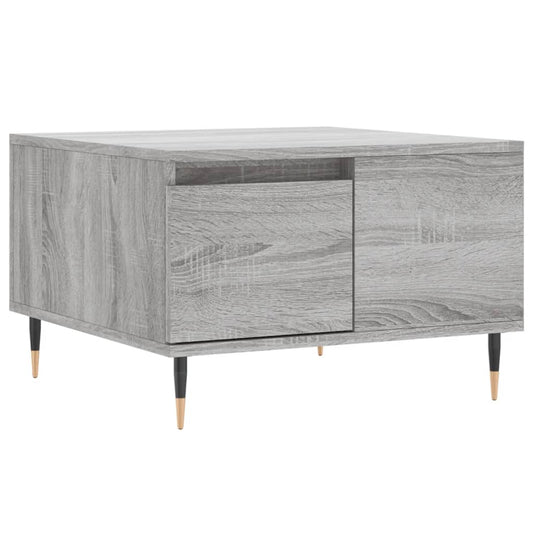 vidaXL Coffee Table Grey Sonoma 55x55x36,5 cm Engineered Wood