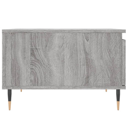 vidaXL Coffee Table Grey Sonoma 55x55x36,5 cm Engineered Wood