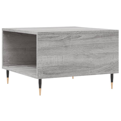 vidaXL Coffee Table Grey Sonoma 55x55x36,5 cm Engineered Wood
