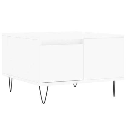 vidaXL Coffee Table White 55x55x36,5 cm Engineered Wood