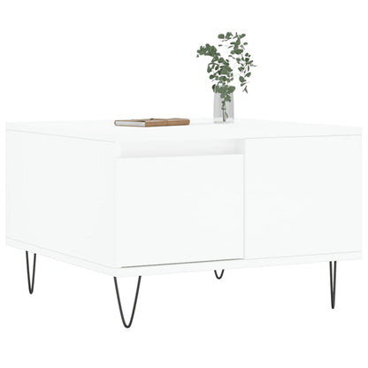 vidaXL Coffee Table White 55x55x36,5 cm Engineered Wood