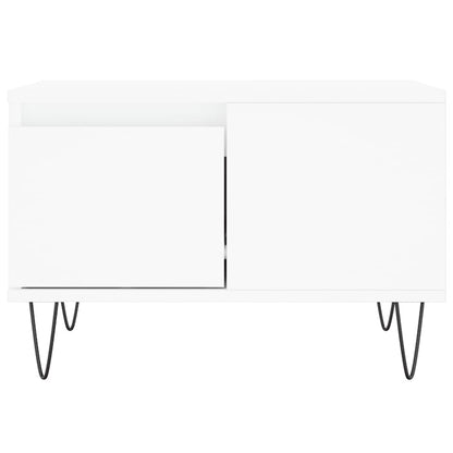 vidaXL Coffee Table White 55x55x36.5 cm Engineered Wood