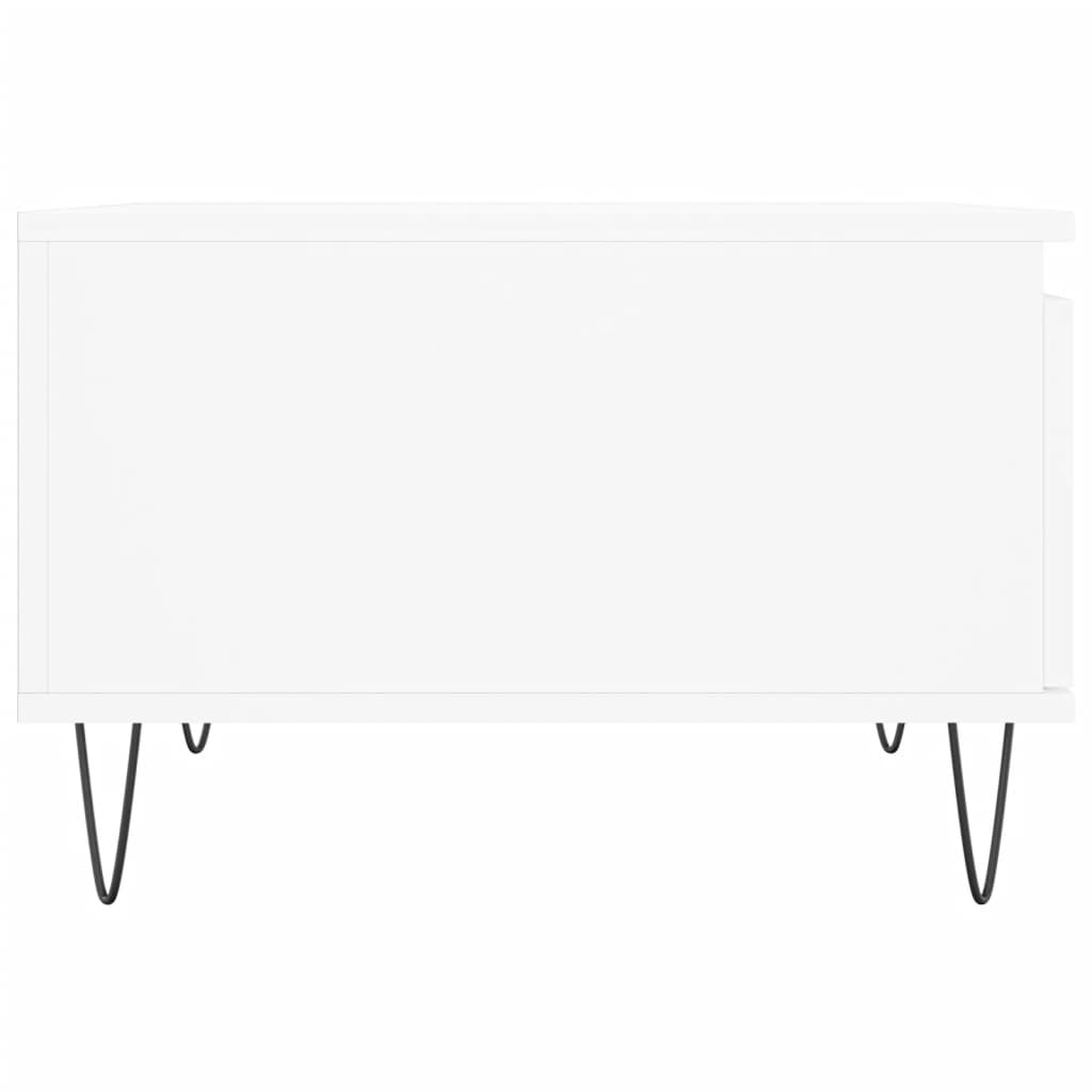 vidaXL Coffee Table White 55x55x36.5 cm Engineered Wood