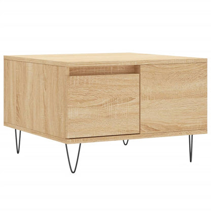 vidaXL Coffee Table Sonoma Oak 55x55x36,5 cm Engineered Wood