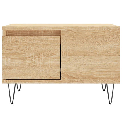 vidaXL Coffee Table Sonoma Oak 55x55x36,5 cm Engineered Wood