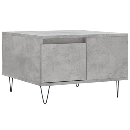 vidaXL Coffee Table Concrete Grey 55x55x36,5 cm Engineered Wood