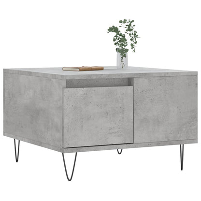 vidaXL Coffee Table Concrete Grey 55x55x36,5 cm Engineered Wood