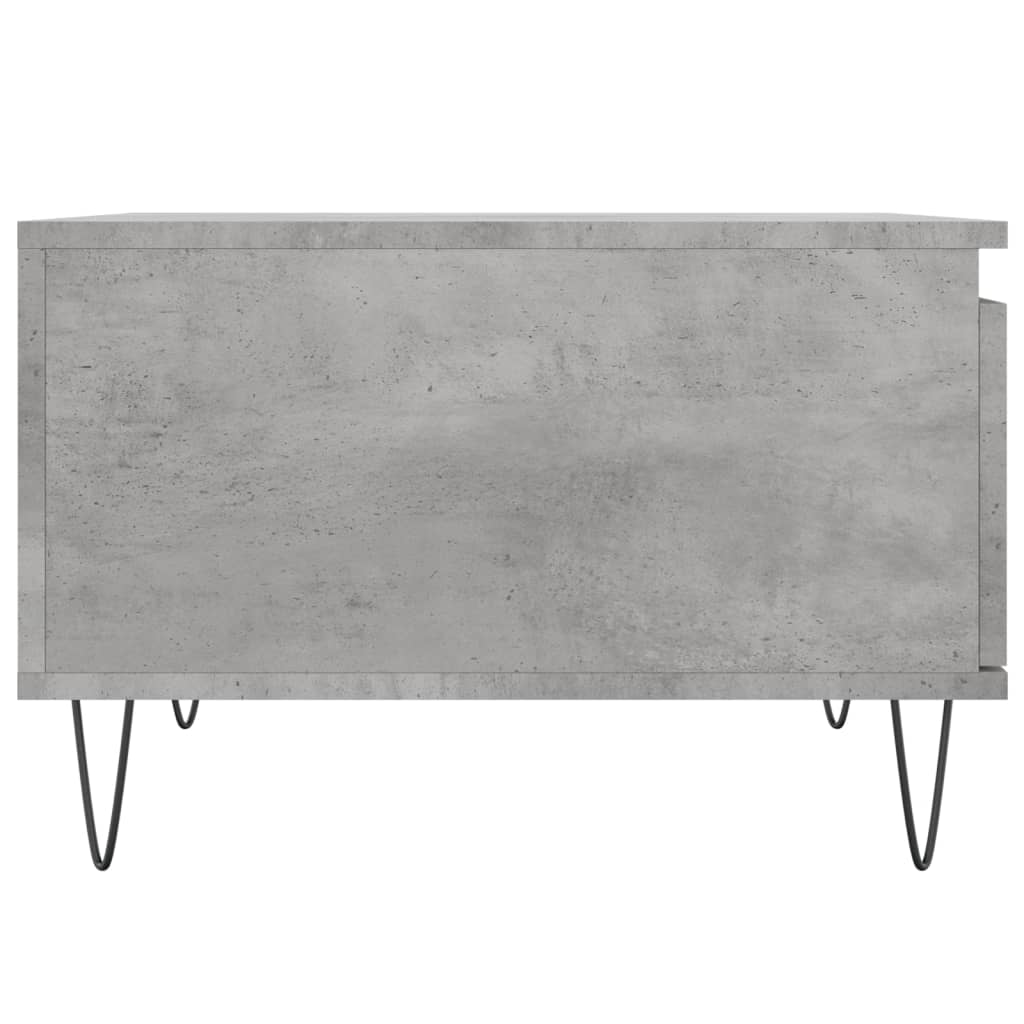 vidaXL Coffee Table Concrete Grey 55x55x36,5 cm Engineered Wood