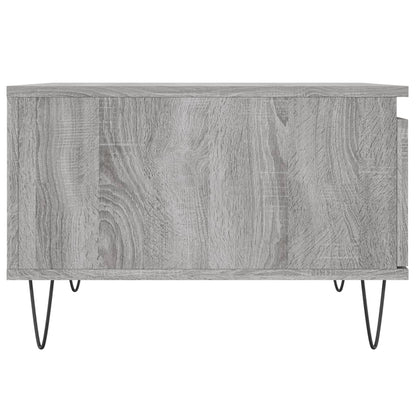 vidaXL Coffee Table Grey Sonoma 55x55x36.5 cm Engineered Wood