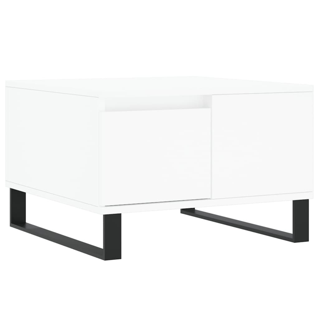 vidaXL Coffee Table White 55x55x36.5 cm Engineered Wood
