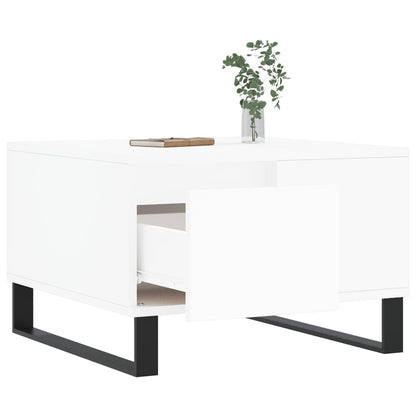 vidaXL Coffee Table White 55x55x36,5 cm Engineered Wood