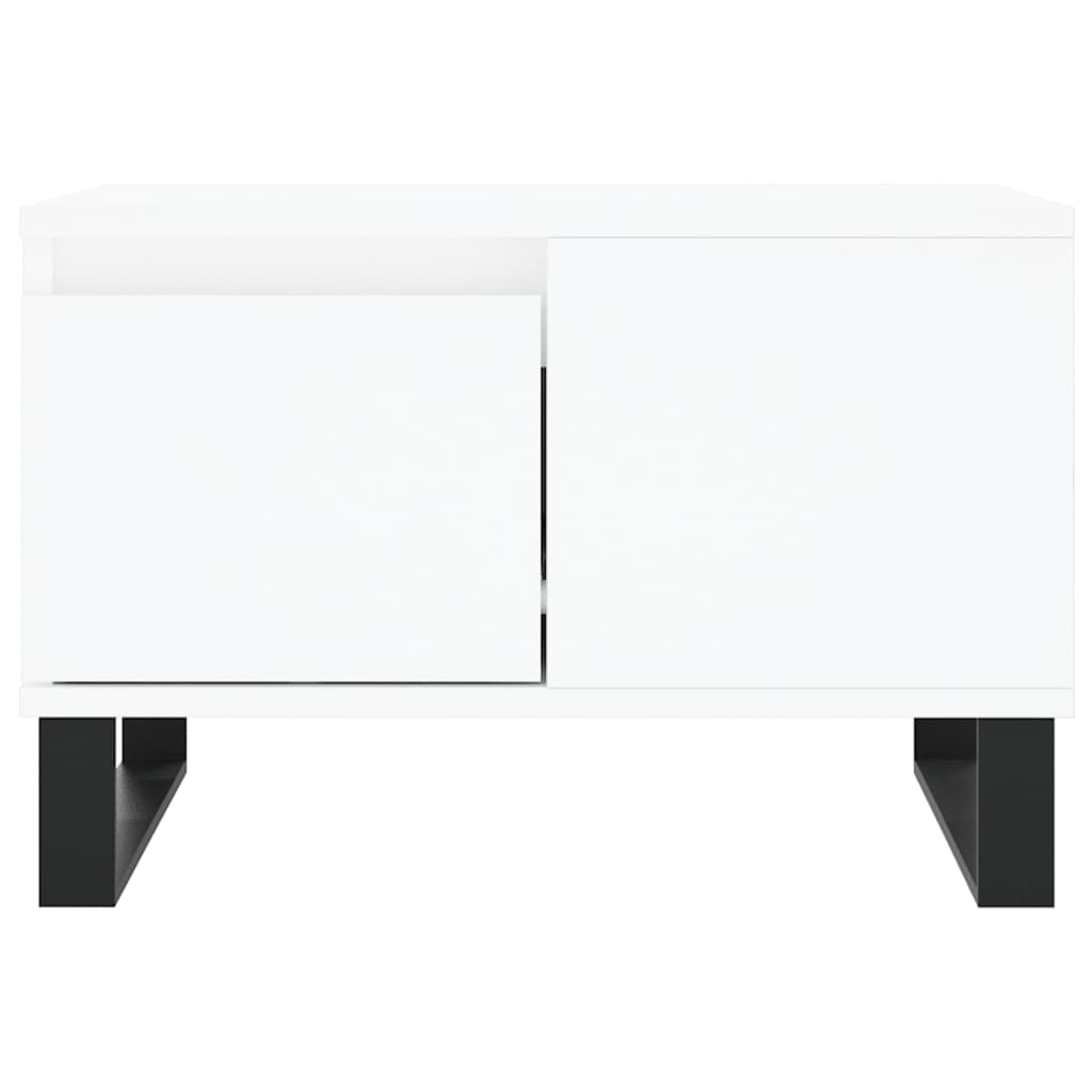vidaXL Coffee Table White 55x55x36,5 cm Engineered Wood