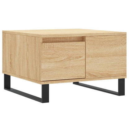 vidaXL Coffee Table Sonoma Oak 55x55x36,5 cm Engineered Wood