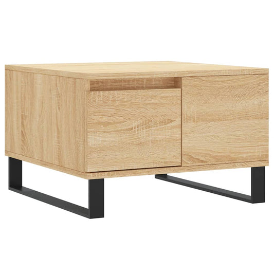 vidaXL Coffee Table Sonoma Oak 55x55x36,5 cm Engineered Wood