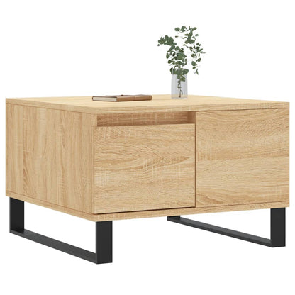 vidaXL Coffee Table Sonoma Oak 55x55x36,5 cm Engineered Wood