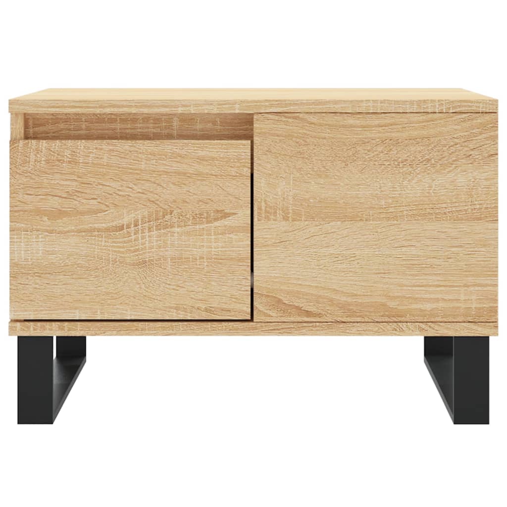 vidaXL Coffee Table Sonoma Oak 55x55x36.5 cm Engineered Wood