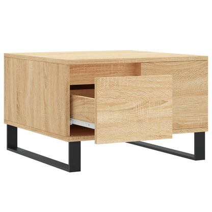 vidaXL Coffee Table Sonoma Oak 55x55x36.5 cm Engineered Wood
