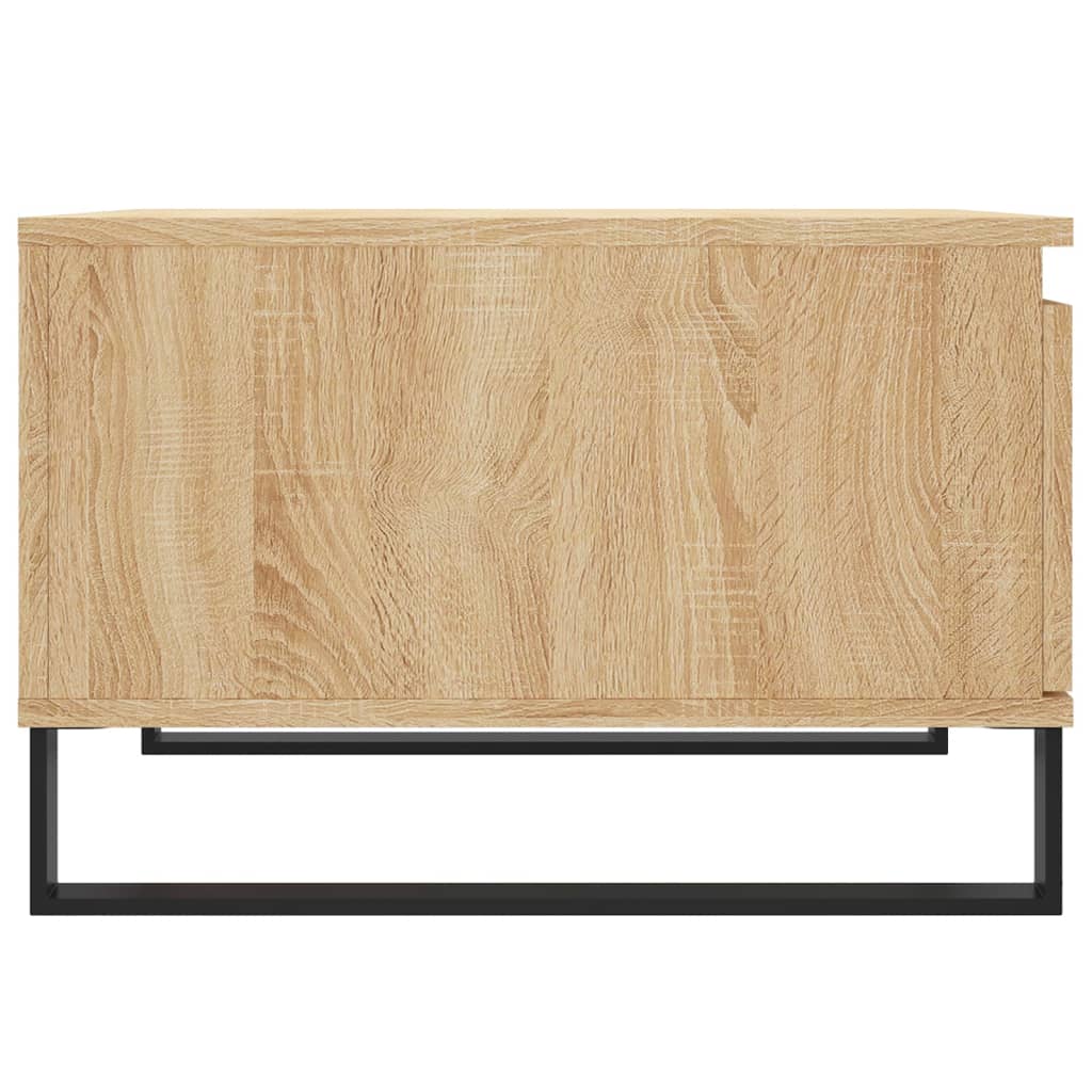 vidaXL Coffee Table Sonoma Oak 55x55x36.5 cm Engineered Wood