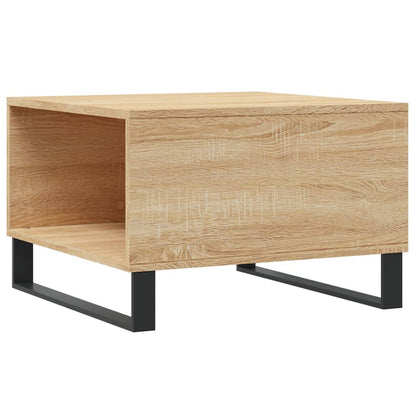 vidaXL Coffee Table Sonoma Oak 55x55x36,5 cm Engineered Wood