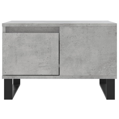 vidaXL Coffee Table Concrete Grey 55x55x36,5 cm Engineered Wood