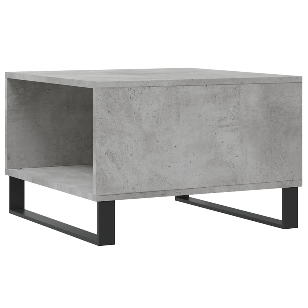 vidaXL Coffee Table Concrete Grey 55x55x36,5 cm Engineered Wood