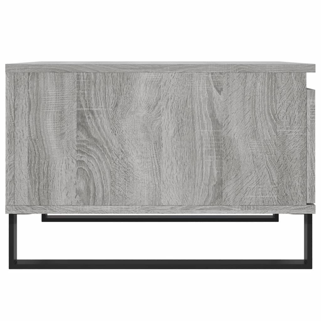 vidaXL Coffee Table Grey Sonoma 55x55x36.5 cm Engineered Wood