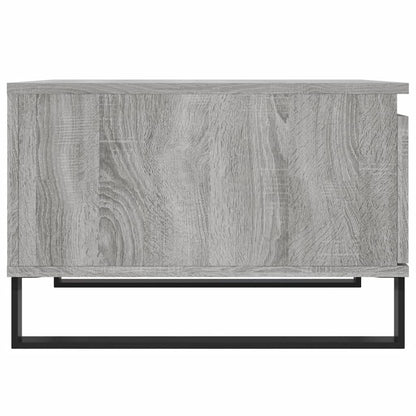 vidaXL Coffee Table Grey Sonoma 55x55x36,5 cm Engineered Wood