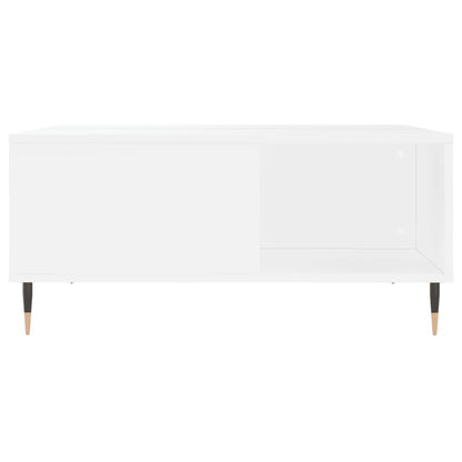vidaXL Coffee Table White 80x80x36.5 cm Engineered Wood