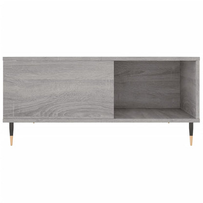 vidaXL Coffee Table Grey Sonoma 80x80x36,5 cm Engineered Wood